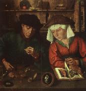 Quentin Massys The Moneylender and his Wife china oil painting reproduction